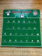 1980 Display board Standings Vintage MLB baseball cardboard mini Gumball helmet