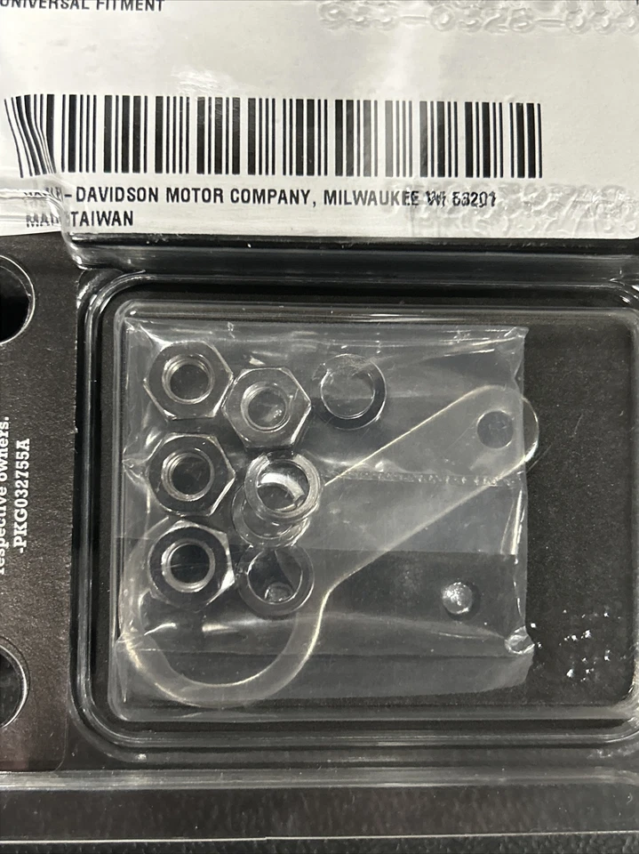 Placa de licencia Harley-Davidson Skull Willie G Hardware Softail Touring Foto 4 de 4