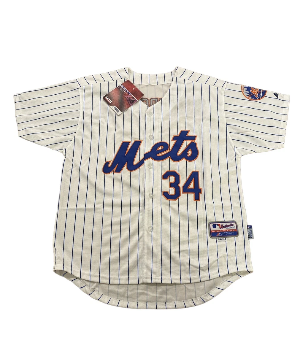 NWT New York Mets Noah Syndergaard Authentic Majestic Flex Base Jersey Men  SZ 48