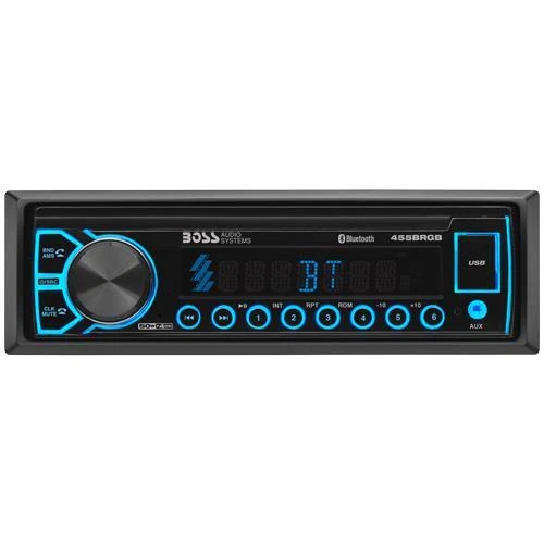 Boss Audio 455BRGB Elite AM FM Bluetooth Digital Media Receiver eBay