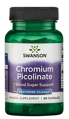 Swanson Chrompikolinat mit Chromax, 200mcg - 60 Kapseln