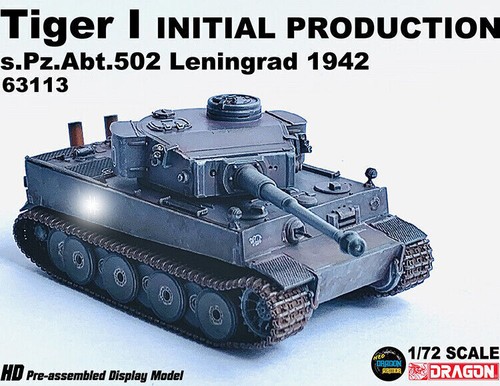 Dragon 1/72 German Tiger tank 502nd Heavy Panzer Battalion Leningrad 1942 Gift - Picture 5 of 5
