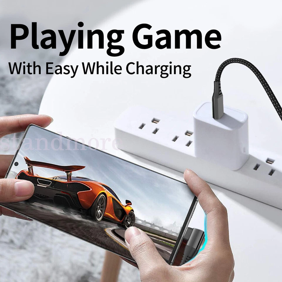 Cavo da USB Tipo C a USB Type-C 90 Gradi Angolo Retto PD Ricarica Rapida Doppio Tipo C - Immagine 4 di 4