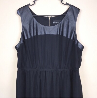 bcbg black leather dress BCBG Max Azria main image 0