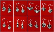 BUY 2 GET 1 FREE~HEART EARRINGS~VALENTINES MOTHERS DAY BIRTHDAY GIFT FOR HER MOM