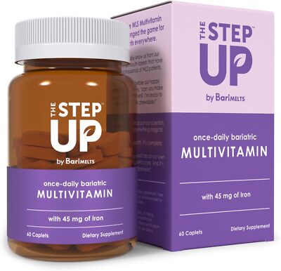 BariMelts The Step Up Once Daily Bariatric Multivitamin with Iron - 2 Month... 