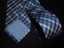 Tommy-Hilfiger-Gravata-Luxo-Azul-Branco-Xadrez-Slim-Fina-gravata-de-seda-tecido-Masculino-Novo miniatura 4