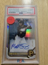 2022 Bowman - Chrome Prospect Autographs Matt Fraizer #CPA-MF Refractor /499...
