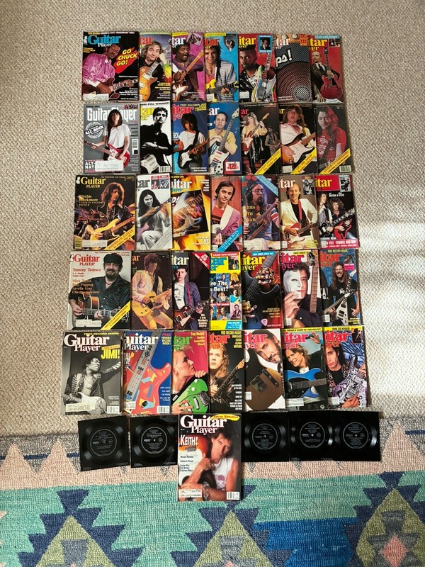 Guitar Player Magazine lot - VINTAGE - HUGE!!