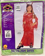 Rubies Devilish Diva Halloween Costume Child Size Medium 8-10