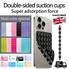 Double Side Silicon Suction Pad Mobile Phone Case Fixture Sticky Grip Band New