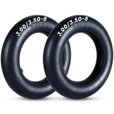 2 Pack 3.00/3.50-8 Inner Tube Heavy Duty Replacement Tire Tubes for Pneumatic