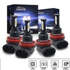 For Nissan Sentra SR SV Sedan 4-Door 2013-2022 LED Headlight Hi Lo Bulbs Combo
