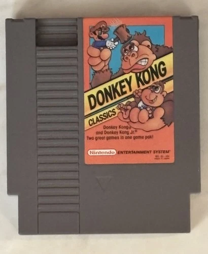 Nintendo NES Donkey Kong Classics (Cleaned, Tested & Working)
