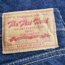 The Flat Head 3002 34/30 Classic High End Japanese Selvedge Denim