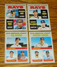 2019 Topps Heritage RAYS Lot (13) w/ Blake Snell, Brandon Lowe RC