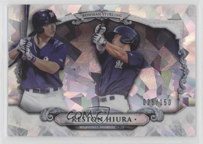 2018 Bowman Chrome Sterling Continuity Atomic Refractor 25/150 Keston Hiura rf2