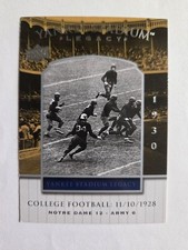 2008 Upper Deck knute rockne yankee stadium legacy YSL #473HM