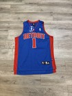 Detroit Pistons Adidas Chauncey Billups NBA Authentic Jersey Size 52 Basketball