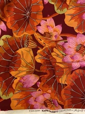 Kaffe Fassett Collective For Free Spirit Lake Blossoms In Pink Color Way BTY