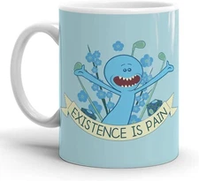 Existence Is Pain Mug 11oz – Funny Dark Humor Coffee Cup Gift for Friends