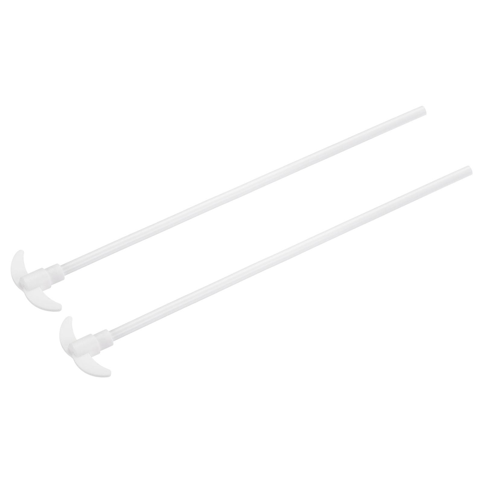 PTFE Electric Stirring Rod 300x52mm Overhead Stirrer Mixer Shaft for Lab 2Pcs