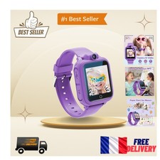 Awatty Montre Intelligente pour Enfants 3-14 Ans, Caméra et 14 Jeux Éducatifs