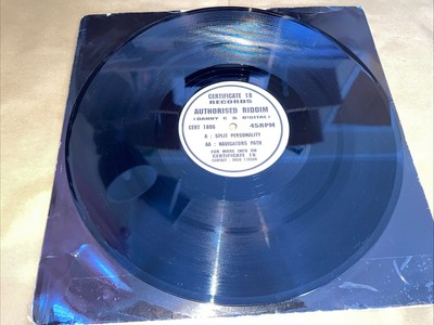 Authorised Riddim - Split Personality / Navigators Path - 12  1994 Vgc+