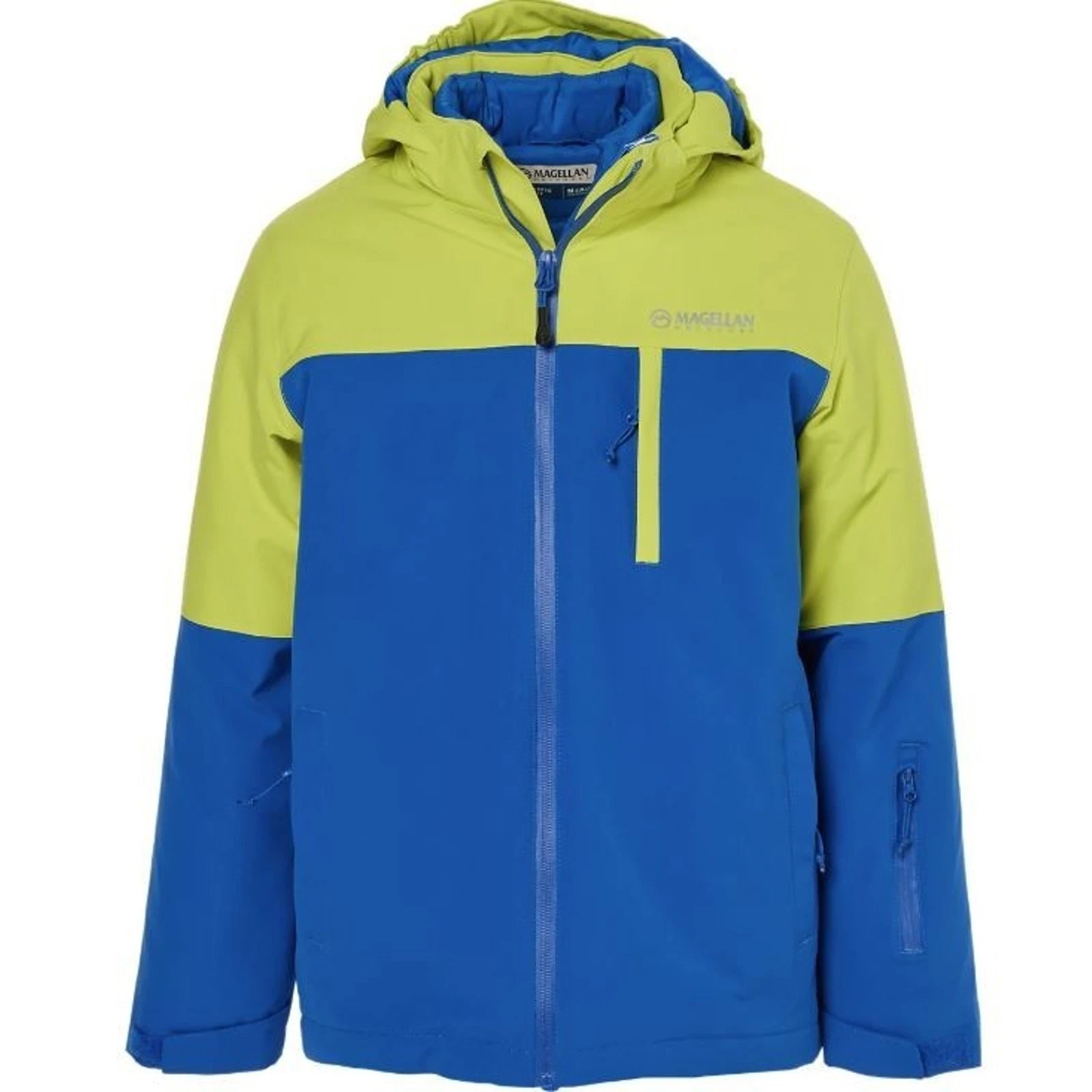 Magellan Outdoors Boys Chimney Rock 3-in-1 System Jacket Yellow/Blue XL