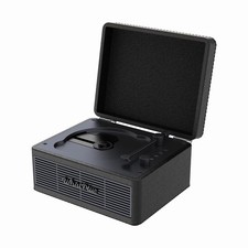WhatPlus Retro Portable CD Player with Bluetooth, Built-in Speaker