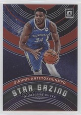 2022 Panini Donruss Optic Star Gazing Red Prizm 85/99 Giannis Antetokounmpo hs9