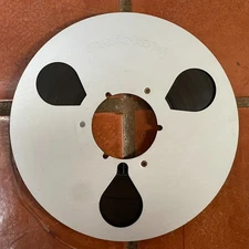 One Vintage "Audiotape" 10.5" METAL REEL Sound Recording Tape No Box Used