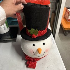 Holiday Time Tree Topper Holiday Time Snowman Tree Topper 8"x10"x14.5" NWT