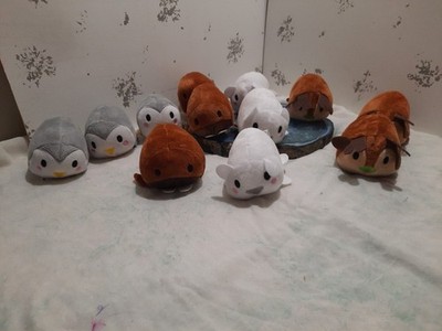 Cute Soft Lil Penguins. Walruses. Hamster And Moose Plush Animals