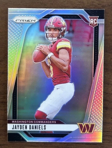 2024 Prizm Silver #347 Jayden Daniels - Rookie (RC) - Commanders