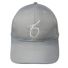 Zo Skin Health Strapback Baseball Cap Gray One Size Adjustable Vented Holes