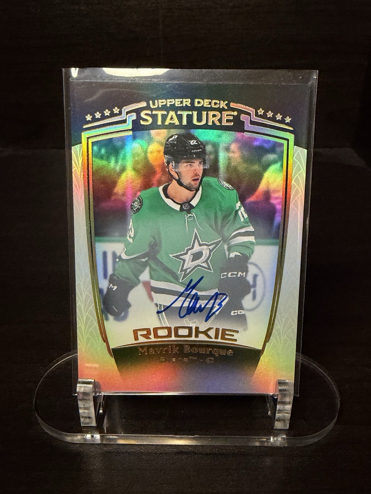 2024-25 Upper Deck Stature - Rookies Mavrik Bourque Auto 