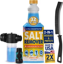 Concentrated Salt Remover Flush Kit + Corrosion Protection – Made 32 oz, Blue 
