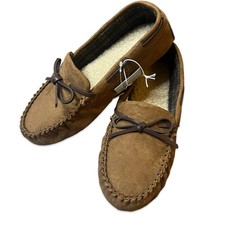 CAT JACK Kids Lionel Moccasin Slippers Chestnut - Size 13
