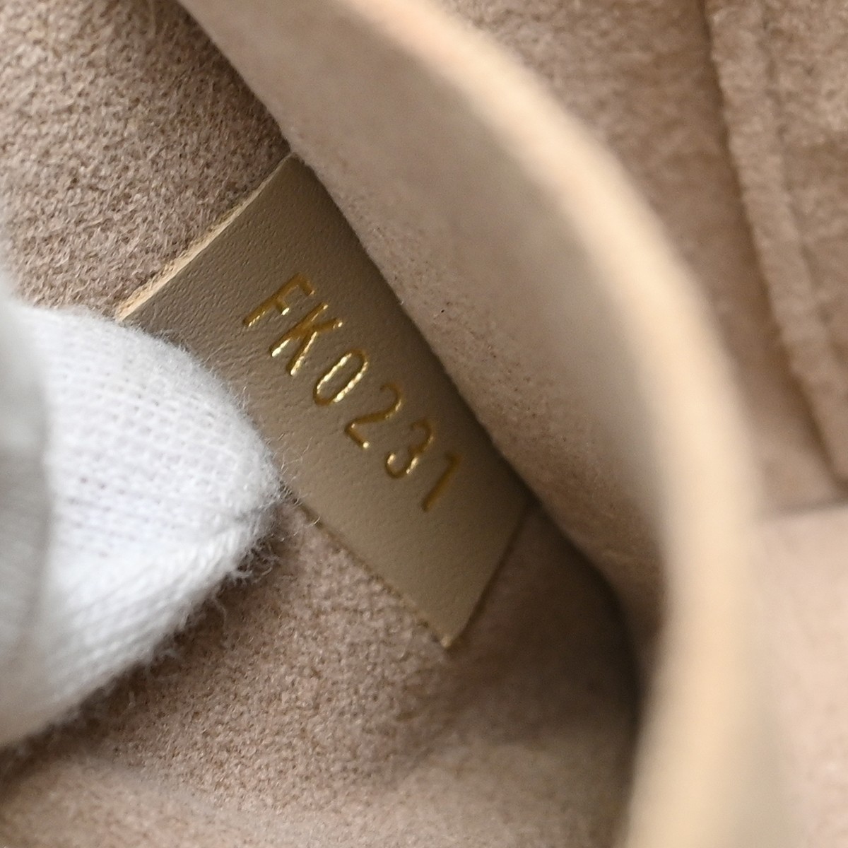 Louis Vuitton Vanity Monogram Empreinte Giant Beige Leather Handbag — image 5