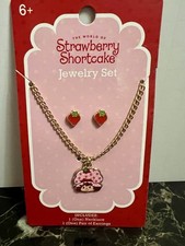 NWT Strawberry Shortcake Jewelry Set-Necklace Earrings