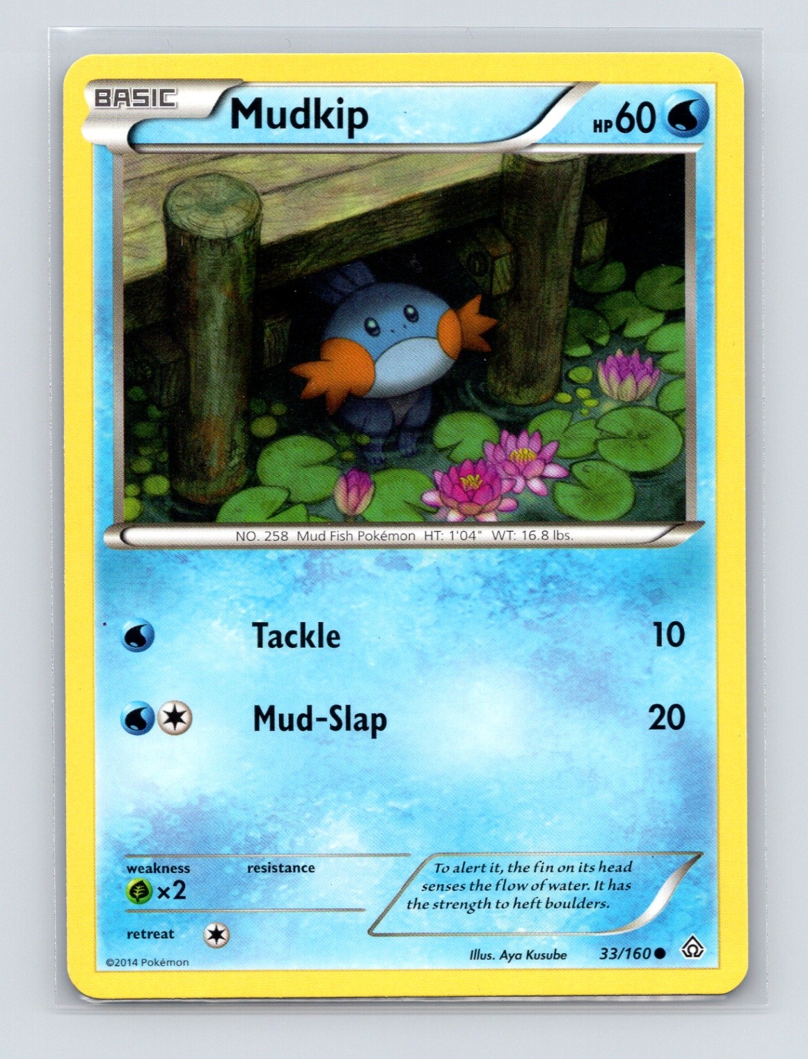 Pokémon TCG Mudkip 33/160 XY - Primal Clash Normal LP