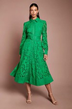Coast Green Shirt Dress Womens Occasion Dresses