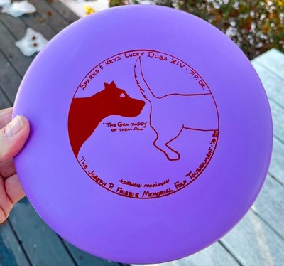 1988 P-51 Mustang Lightning Lucky Dogs Sparks & Keys Frisbie Disc Golf New #6028