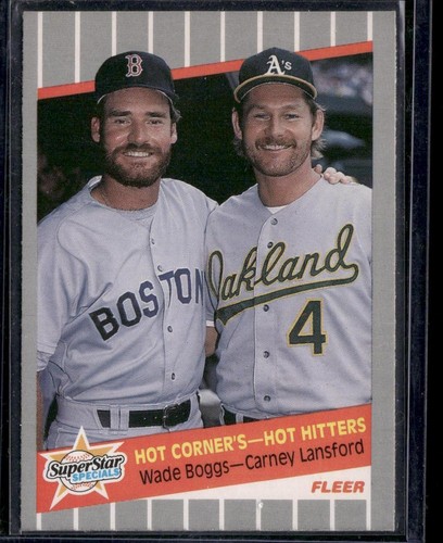 Hot Corner's Hot Hitters: Wade Boggs / Carney Lansford #633 card