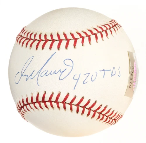 Dan Marino Miami Dolphins HOF Autographed Signed Baseball Marino Hologram 30600