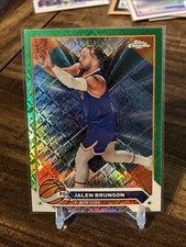 2023-24 Topps Chrome - Jalen Brunson #11 Green Topps Refractor