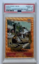 Topps 2026 Topps Disney Neon PSA 10 Shorts Short Print /25 #MSSP-19 Pop 1 GOOFY