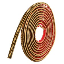 Peel and Stick Molding Trim for Wall 0.6"x16 ft Self-Adhesive Trim Vintage Gold