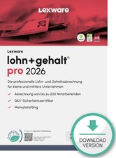 Lexware Lohn+Gehalt Pro 2026, ABO-Version; Download